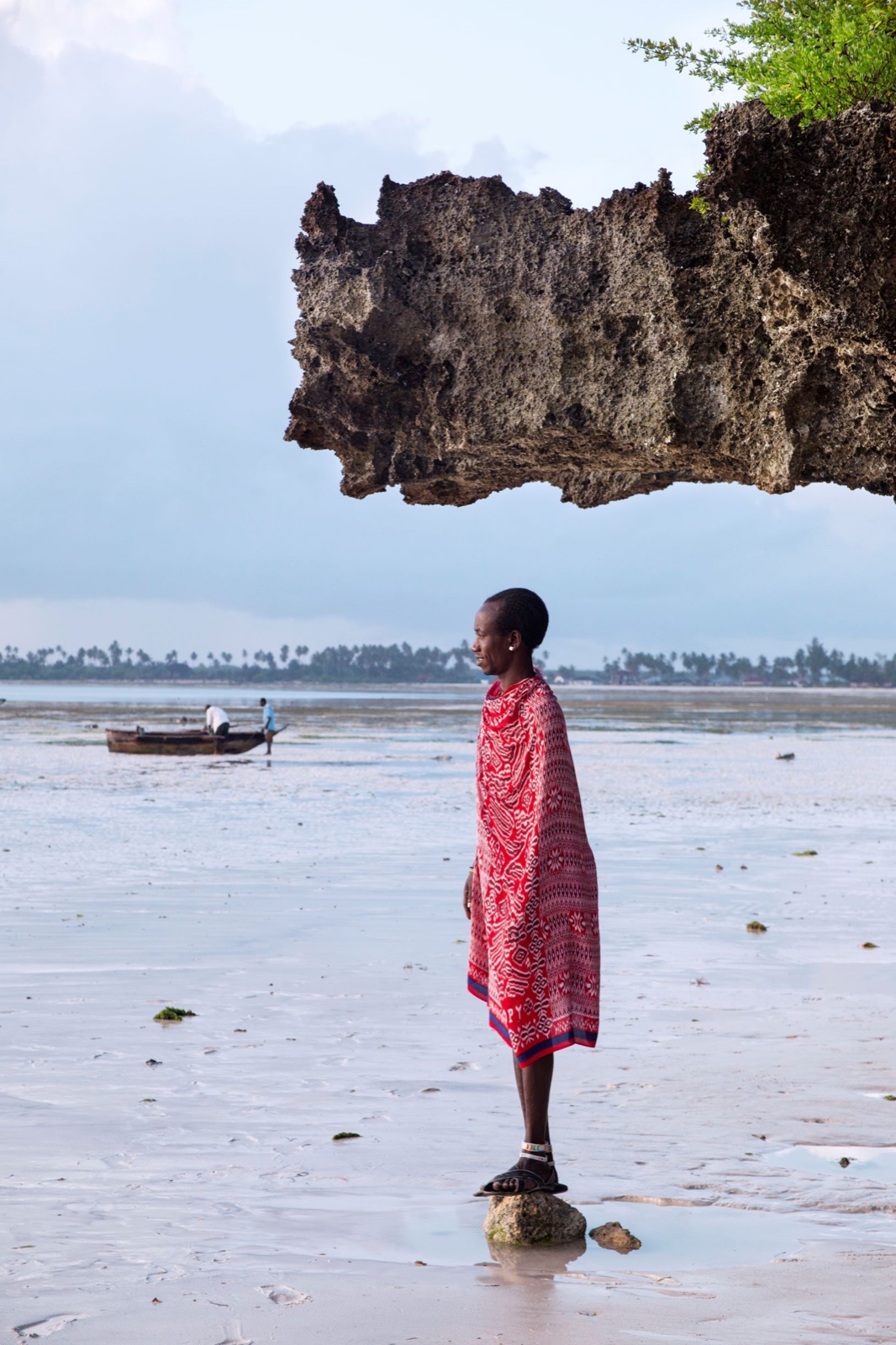 Masai encounter at Pongwe Bay