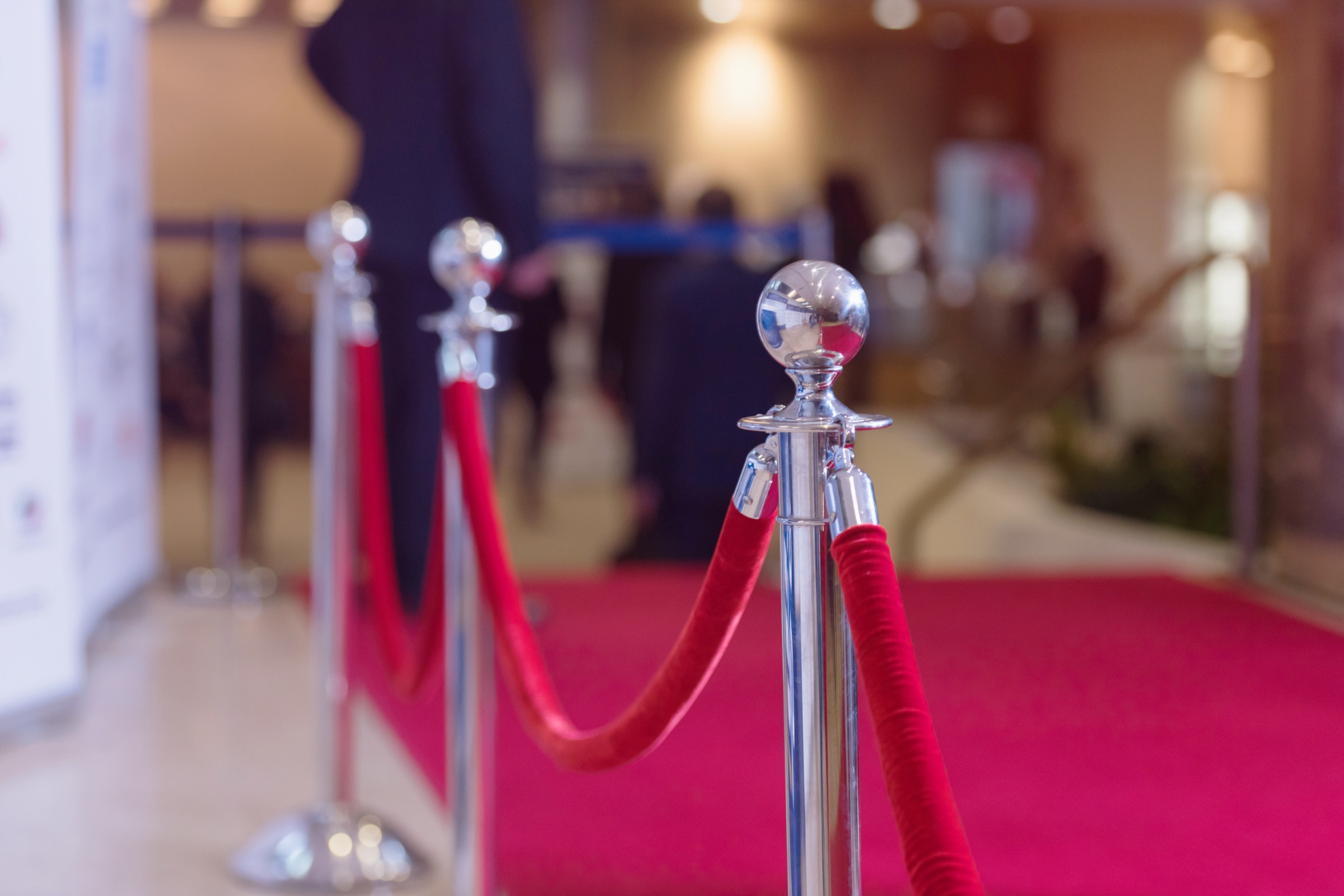 Red carpet entrance - Private Circle by invitation
