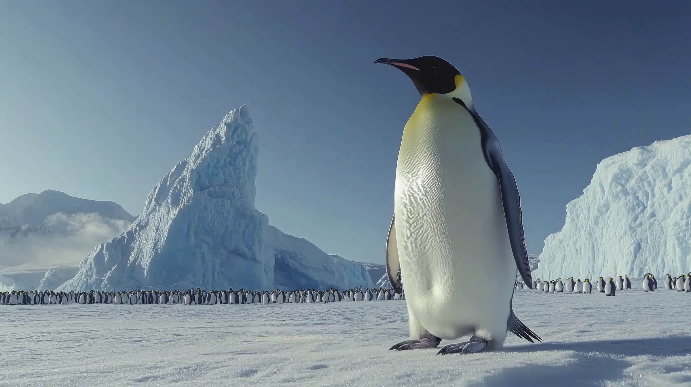 Emperor penguin in Antarctica - polar journeys