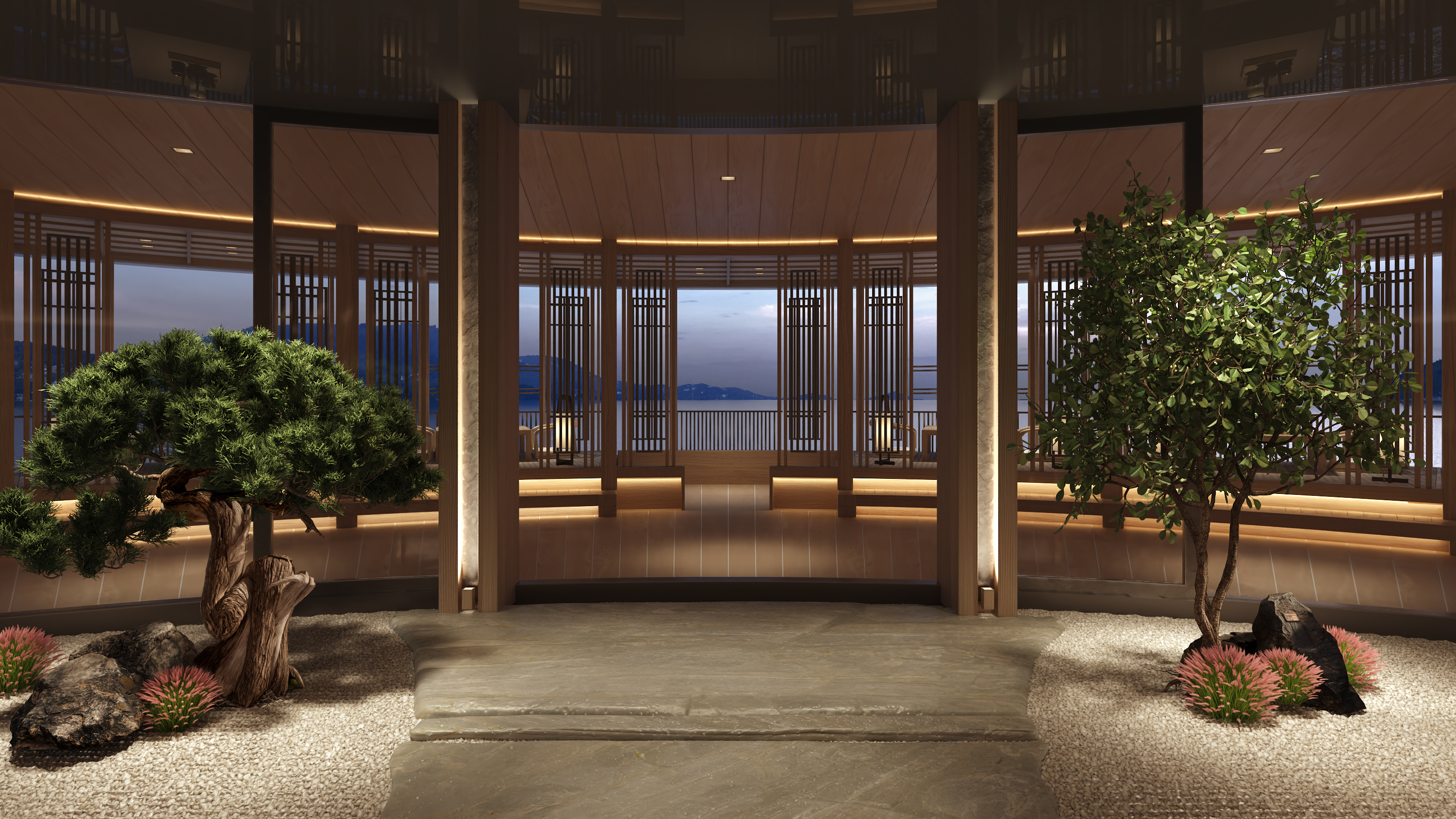 Amangati Akari & Hiori — un restaurant rafinat