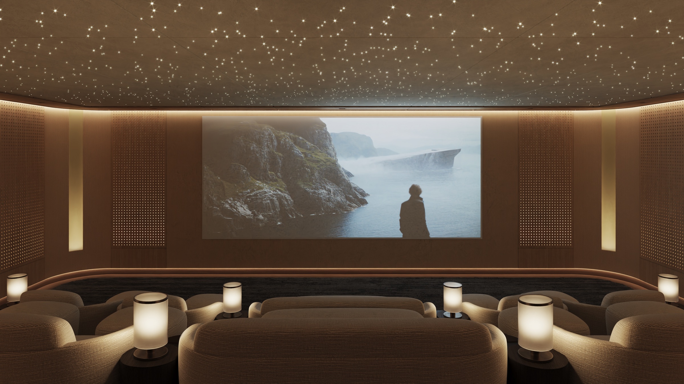 Amangati private cinema lounge