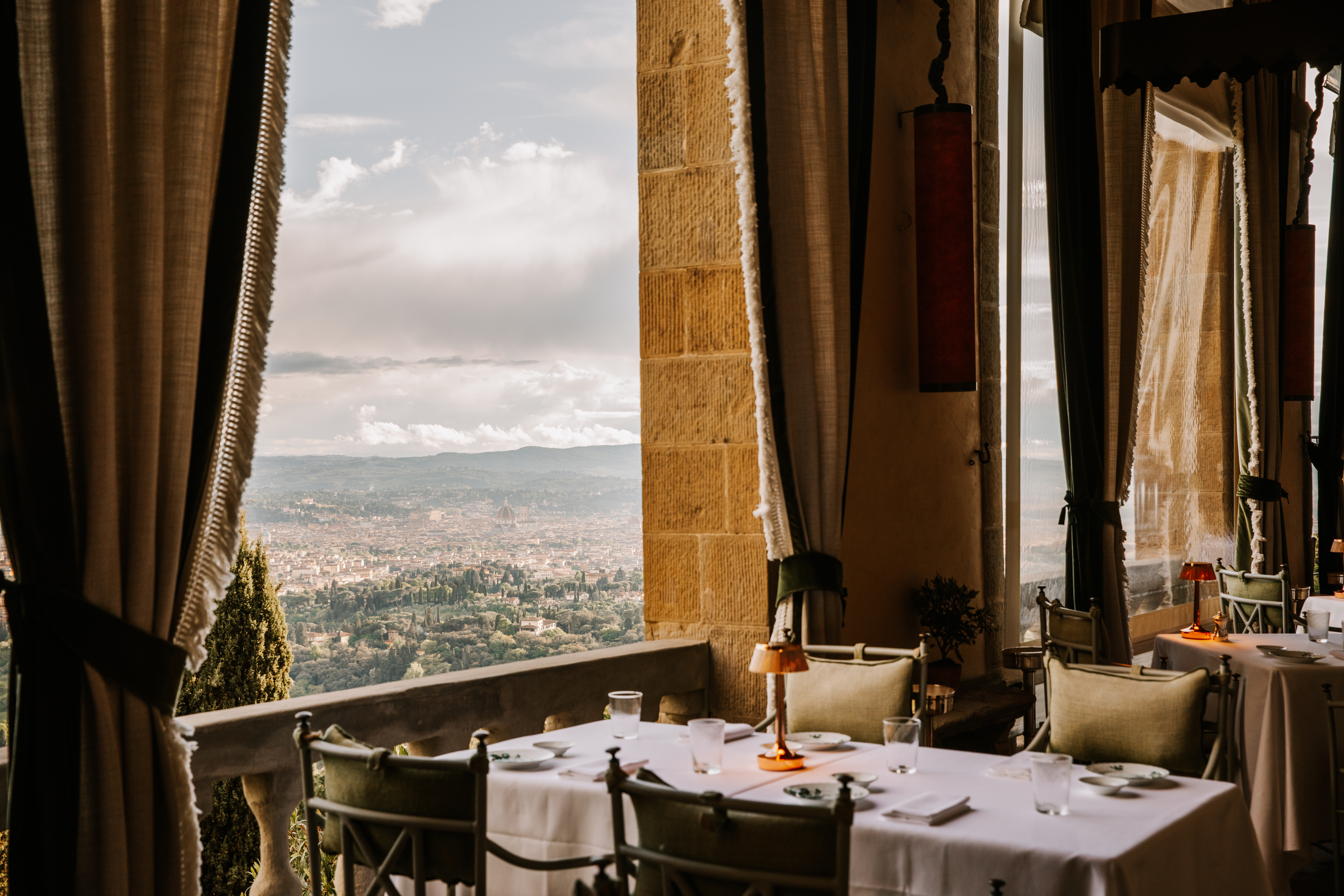Terasa restaurantului Loggia de la Villa San Michele