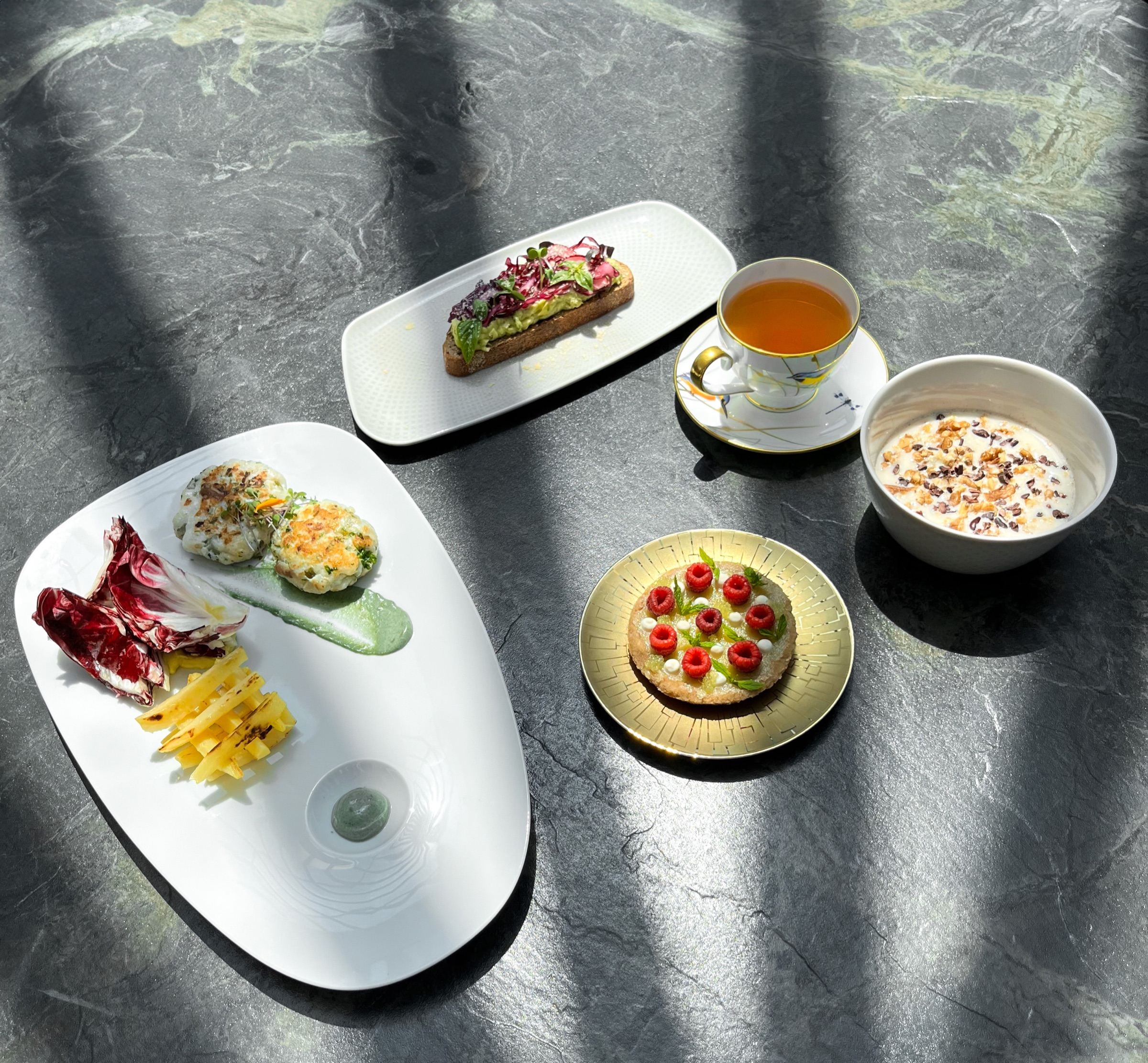 ZEM Altea Mediterranean nourishment served on linen — precise and seasonal