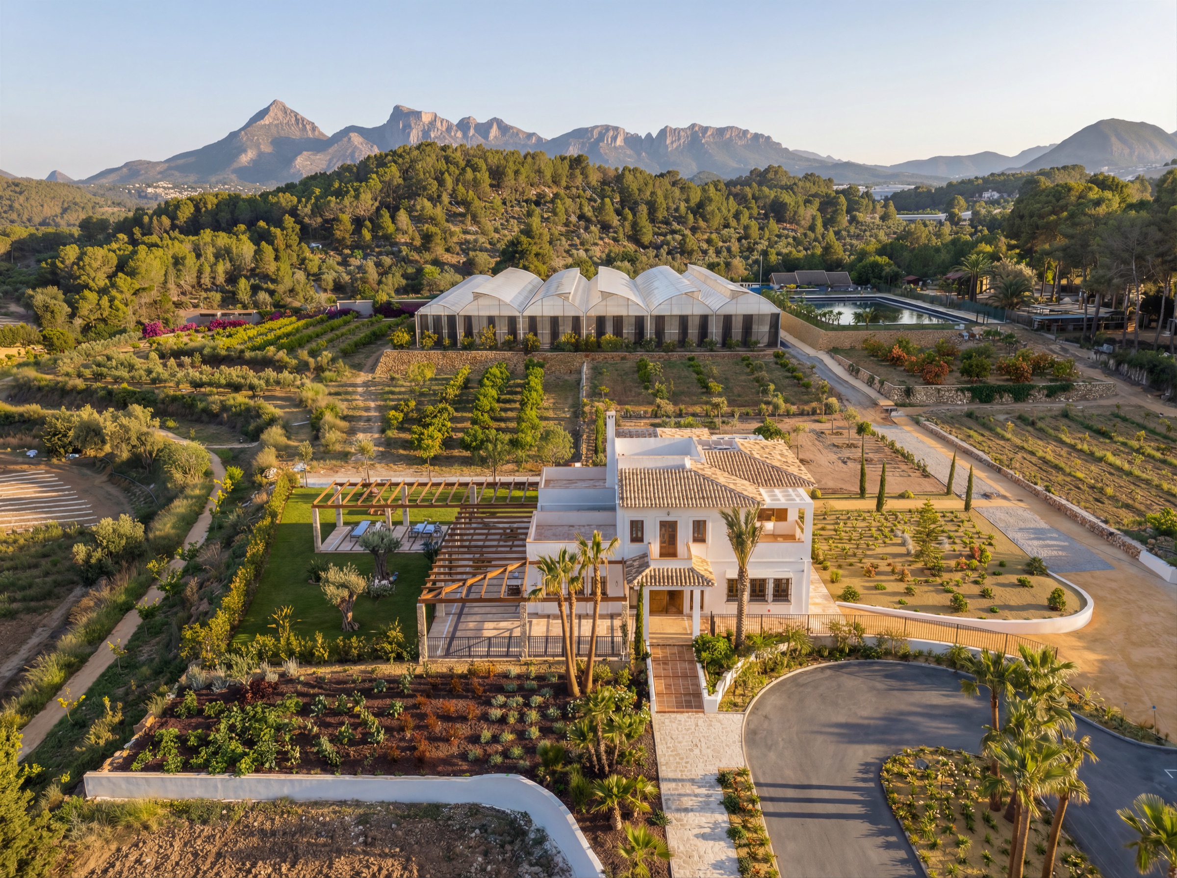 ZEM Altea grounds within the Sierra de Bernia landscape