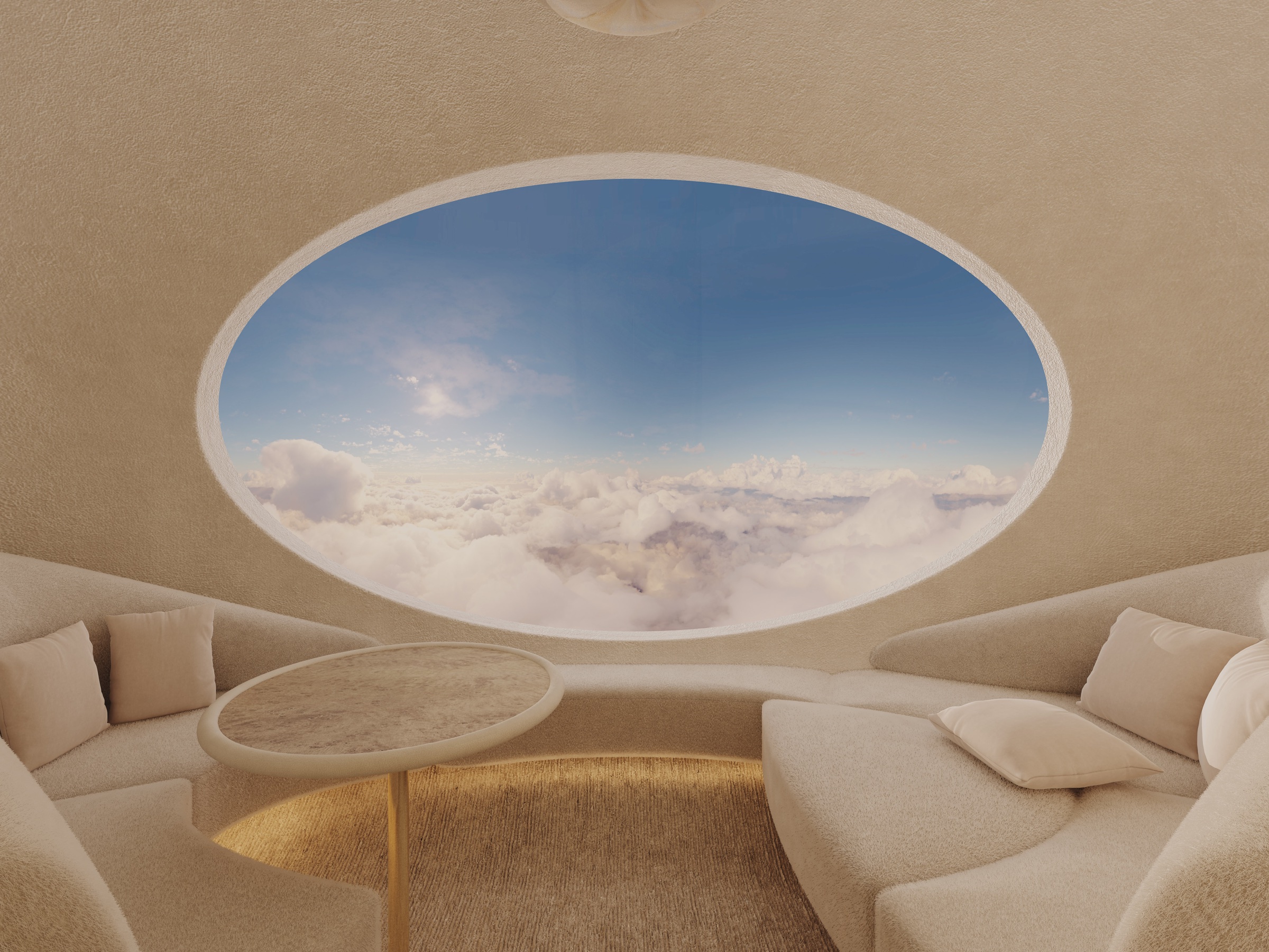 Interiorul cabinei capsulei Celeste